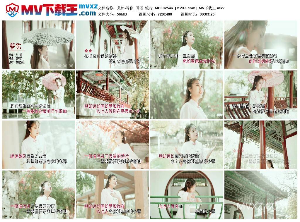 艾韩-等你_国语_流行_MEF02546